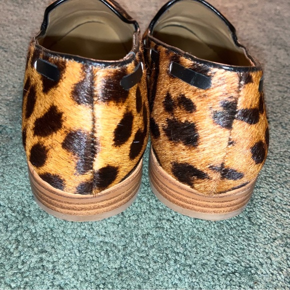 Talbots Brown Leopard Tassel Loafers - Picture 6 of 6